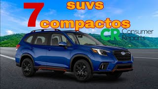 Los 7 MEJORES SUVs compactos Recomedados por CONSUME REPORT [upl. by Emanuela]