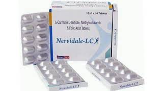 Nervidale LC Tablets LCarnitine LTartrate Methylcobalamin amp Folic Acid Tablets [upl. by Ashraf]