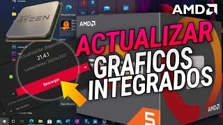 Actualizar Driver GRÁFICOS INTEGRADOS Procesadores AMD RYZEN  2021 [upl. by Dilly]