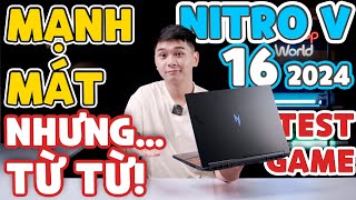 Test Game Acer Nitro V 16 Propanel 2024  MẠNH MÁT Nhưng…Có nên mua  LaptopWorld [upl. by Gail]