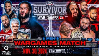 WWE Survivor Series Wargames 2024  Match Card Prediction  Mens and Womens Wargames Prediction HD [upl. by Ugo]