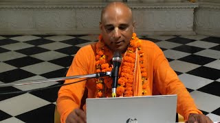 HH Bhakti Karunamayi Vanmali Swami BG Chapter 8  ISKCON Vrindaranyam [upl. by Aeslehc]