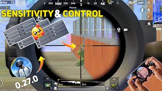 NEW UPDATE 0270 SENSITIVITY amp CONTROL SETTINGS  ZERO RECOIL SENSITIVITY  PUBG LITE BGMI LITE [upl. by Dlonyar]