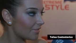 Tulisa Contostavlos interview at the FHM 100 Sexiest party 2012 [upl. by Ligriv]