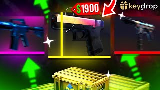 BEDAVAYA 1900 DOLAR GLOCK FADE KATLADIM  KEYDROP [upl. by Aw228]