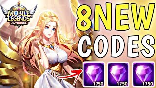 New CODES⚠️ MOBILE LEGENDS ADVENTURE REDEEM CODES 2024  ML ADVENTURE CODES 2024  MLA CODES [upl. by Julia58]