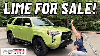 2022 4Runner TRD Pro Lime Rush Available for Sale [upl. by Odranreb]