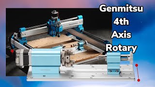 4th Axis Rotary Kit for your Genmitsu 4040 Pro CNC [upl. by Demp722]