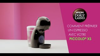 Préparer un ESPRESSO avec votre PICCOLO® XS  NESCAFÉ® DOLCE GUSTO® by KRUPS® [upl. by Sukey]