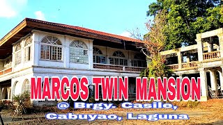 MARCOS TWIN MANSION Built in 1980s  Brgy Casile Cabuyao Laguna [upl. by Nilyaj]