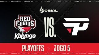 CBLOL 2023 2ª Etapa  Playoffs  paiN Gaming x RED Kalunga Jogo 5 [upl. by Madaras804]