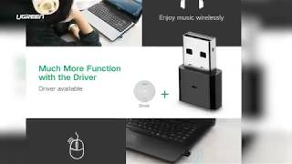 UGREEN USB Bluetooth 40 Adapter Wireless Dongle Transmitter and Receiver [upl. by Evan899]