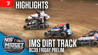 BC39 Friday Prelim MakeUp  USAC Midgets at Indianapolis Motor Speedway 92924  Highlights [upl. by Buhler]