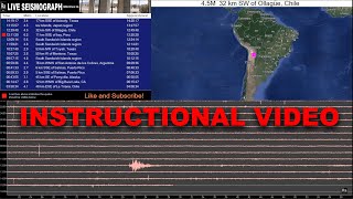 Seismograph Live Stream Instructions [upl. by Adnohsar678]