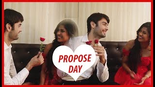 Varun Kapoor amp Swarda Thigales FUN Propose Day Celebrations  Valentines Week Special [upl. by Ioj]