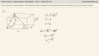 Stereometria  kurs podstawowy  część I [upl. by Ayinat]