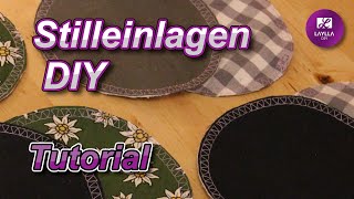 DIY aus Stoffresten wiederverwendbare Stilleinlagen selber machen  Tutorial  Upcycling [upl. by Ajam]