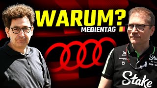 Seidl raus Binotto rein Aktionismus von Audi  Medientag F1 Belgien 2024 [upl. by Nallaf]