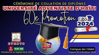 Cérémonie de collation de Diplômes UNAH 010924 [upl. by Eitsym]