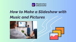 How to Make a Slideshow with Music and Pictures  Slideshow Maker [upl. by Arikahs360]