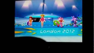 Mario und Sonic bei dem Olymischen Spielen London 2012 Synchronschwimmen [upl. by Belter]