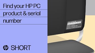 Find your HP computer product amp serial number  HP Support [upl. by Anirbaz522]