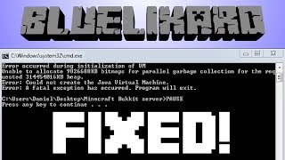 How to fix Bukkit  quotError occurred during initialization of VMquot Virtual machine problem [upl. by Matthews955]