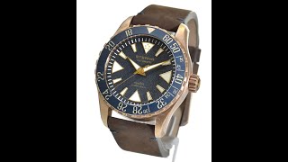 Eterna KonTiki Bronze Diver Limited 300 St FM16438 [upl. by Lockwood574]