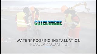 Waterproofing installation  Regular seaming [upl. by Hortensia891]