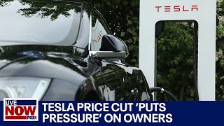 Tesla price cut puts pressure on owners expert says  LiveNOW from FOX [upl. by Lativa]