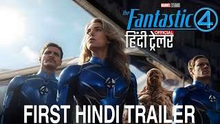 Marvel Studios The Fantastic Four Trailer In Hindi 2025  Pedro Pascal Vanessa Kirby [upl. by Merilee486]