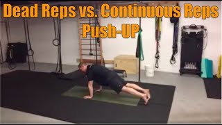 MovementProfessionalcom DeadStart vs Continuous Reps  PushUps [upl. by Snider]