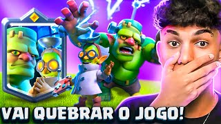 USEI O NOVO CAMPEÃO GOBLINSTEIN NO CLASH ROYALE [upl. by Narual]