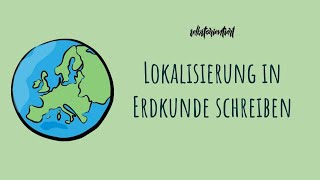 Lokalisierung in Erdkunde schreiben  Aufbau  Beispiel  Geographie  Klausur  PDF  Musterlösung [upl. by Ahsinav]