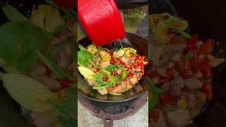 Stirfried pork belly with pumpkin flowers is a simple meal It still tastes like my childhood My [upl. by Kelam306]