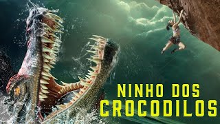 Ninho dos Crocodilos FILME COMPLETO DUBLADO  Filmes de Monstros Gigantes  Noite de Filmes [upl. by Ydnagrub]