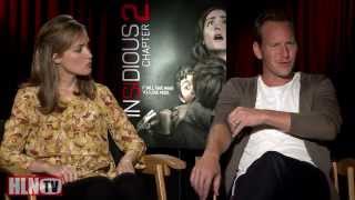 INSIDIOUS CHAPTER 2 interview Rose Byrne amp Patrick Wilson [upl. by Neelahs]