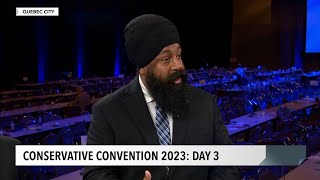 2023 Conservative convention – Interview with Jasraj Singh Hallan – September 9 2023 [upl. by Onitnatsnoc]