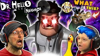 DR HELLO NEIGHBOR turns SHAWN BLUE HAIR CHICKEN FGTEEV Mod MiniGame [upl. by Suoivatnom]