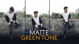 MATTE GREEN TONE LIGHTROOM EDIT  Ajay Creation Lr [upl. by Solomon]