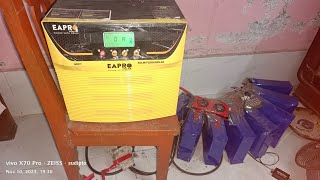 EAPRO 3kva 24v 100a mppt Solar inverter Run with LFP battery [upl. by Valaree]