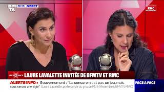 Bruno Retailleau on a limpression que cest un porteparole du RN   L Lavalette BFMTV [upl. by Gildea747]