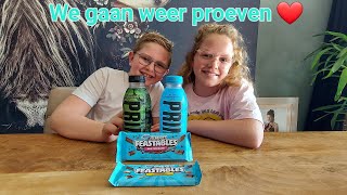 Dit keer gaan we Prime Hydration en MrBeast Feastables uit Duitsland proeven [upl. by Lorrie560]