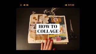 how to collage 🌙 tips  tricks [upl. by Ssitnerp]