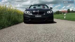 BMW M235i Cabrio im Test 2015  AutoScout24 [upl. by Ainoyek]