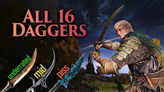 Ranking All 16 Elden Ring Daggers From Worst to Best Patch 110 [upl. by Emia]