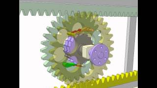 Converting two way linear motion into one way rotation 1 [upl. by Basil369]