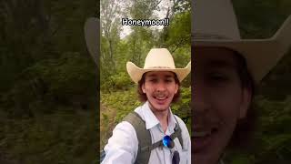 Horseback riding at Sundance Stables for our Honeymoon 🥰 honeymooning horsebackriding married [upl. by Earesed]