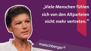 Über ihre neue Partei und den Migrationsgipfel Sahra Wagenknecht im Gespräch  maischberger [upl. by Pol]