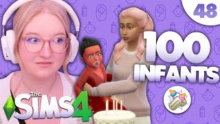 Our First Alien Baby  100 Infants Challenge 48  The Sims 4 [upl. by Charleen]